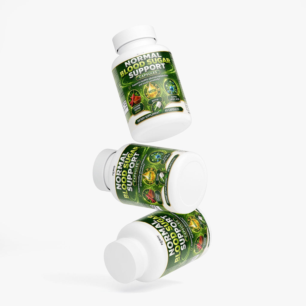 Normal Blood Sugar Support Capsules - Glucose Levels 60 ct
