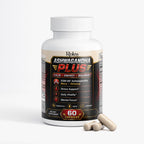 Ashwagandha Plus Dietary Supplement for Energy with KSM-66®, Maca & Ginseng – Stress, & Stamina Support | 60 Caps