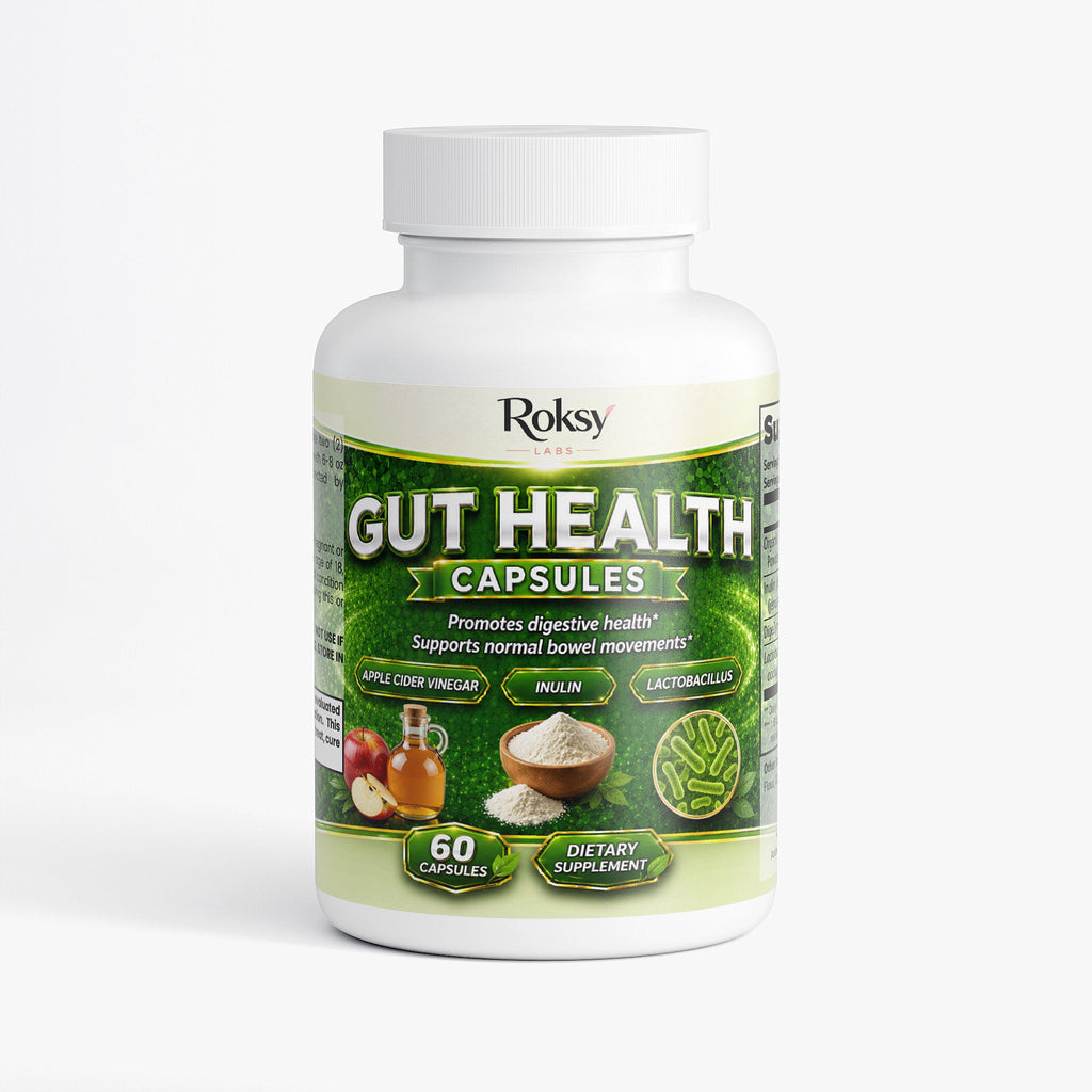 Gut Health and Probiotics Capsules for Digestion 120 ct total