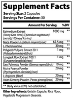 Horny Goat Weed Blend 60 capsules