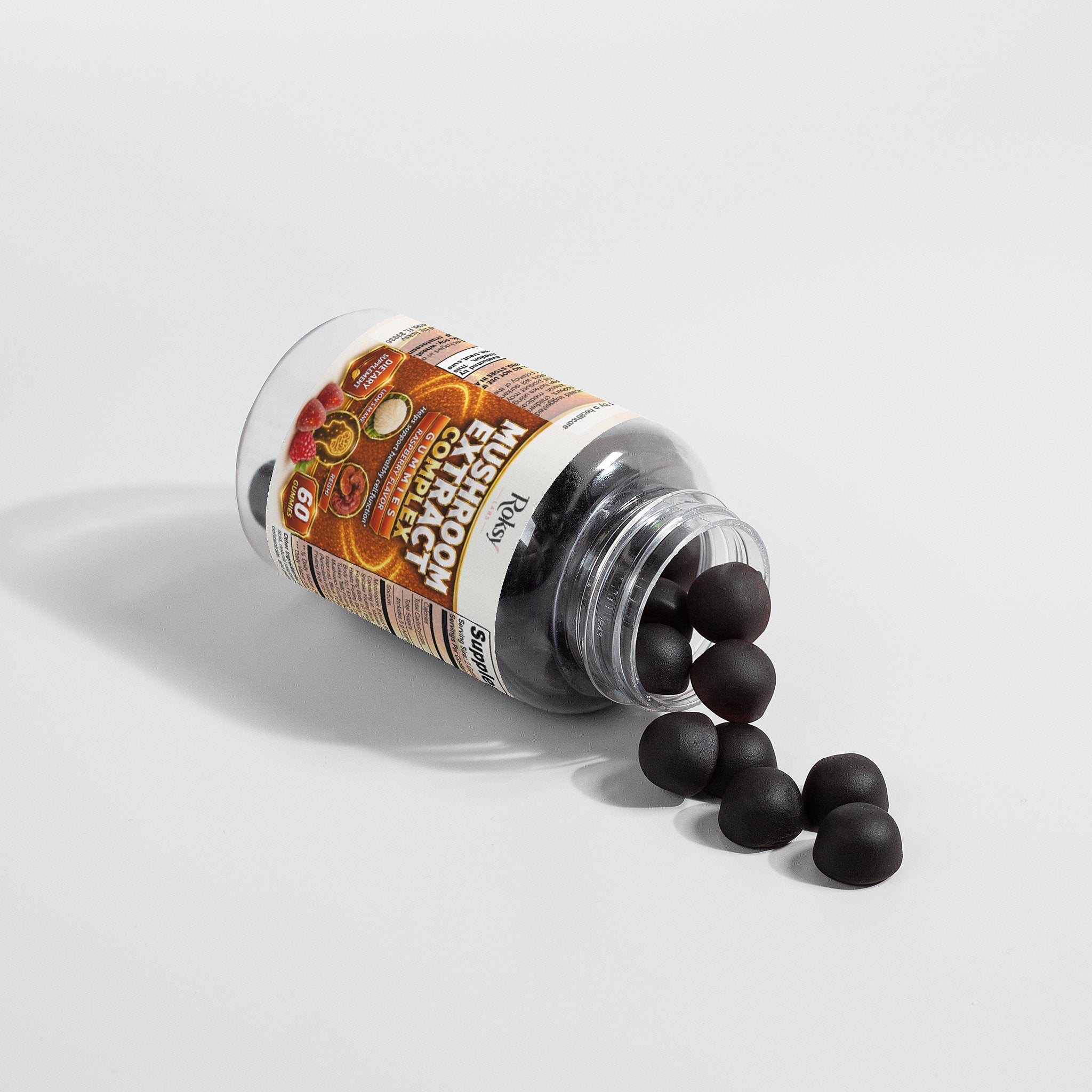 Mushroom Gummies for Enhanced Wellness Support | Mushroom Extract Complex 60ct