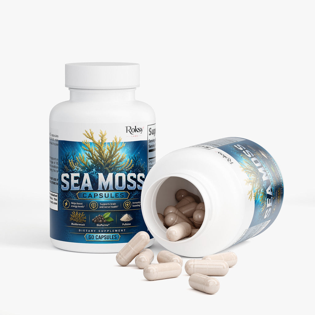 Sea Moss Capsules - 60 Count Wellness Supplement