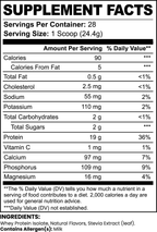 PURE3 Vanilla Protein Whey Powder - 100% Isolate 2 lb