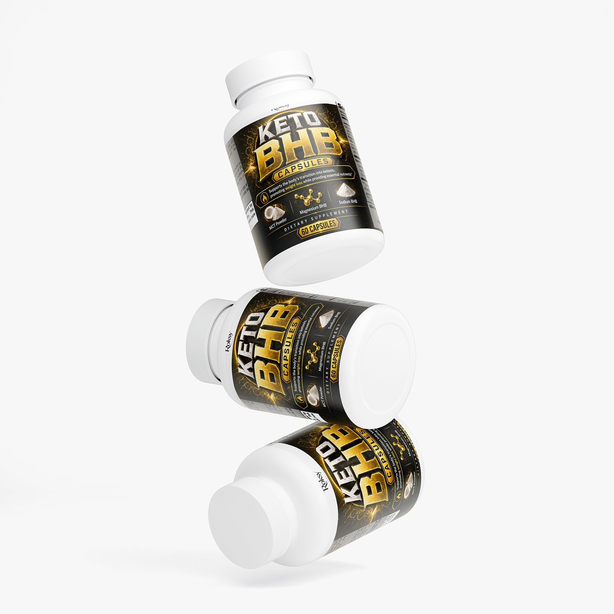 Keto BHB Capsules: Premium Supplement for Keto | Weight Loss 60 Caps