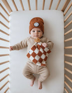 Checkered Plush Lovey | Copper