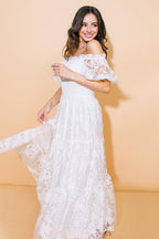 LOVE IN YOUR EYES WOVEN MIDI DRESS