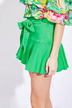 BE BACK NEVER TWILL SKORT