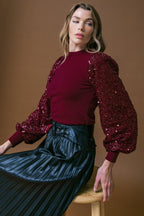 FEELING THE FUN SWEATER TOP