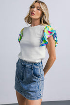 GLITTERY GLEE SWEATER TOP