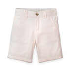 Organic Seersucker Short Light Pink