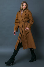 KEEPER OF MY HEART TWILL TRENCH COAT