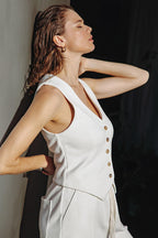 CALL MY LOVELY PONTI VEST