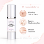 Organic Niacinamide Serum 5% – Pore Minimizer & Anti-Aging Treatment