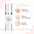 Organic Niacinamide Serum 5% – Pore Minimizer & Anti-Aging Treatment