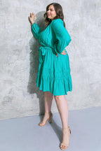 CATCH THE WIND WOVEN MINI DRESS