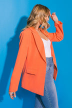 GOOD VIBES WOVEN BLAZER