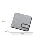 Simple PU Leather Business Men Wallet Fashion Lightweight Card Holder For Men Quality Luxurious Wallet