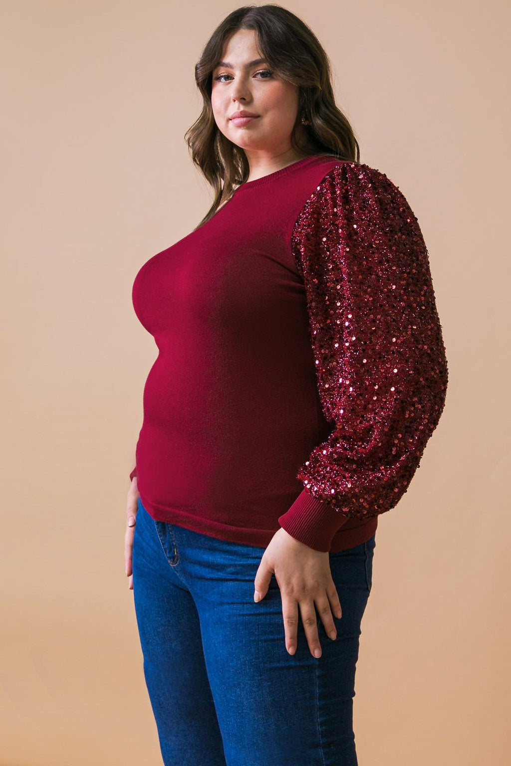 FEELING THE FUN SWEATER TOP