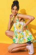 OCEAN SKIES WOVEN TOP