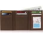 Slim Trifold Wallet With ID Window