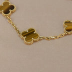 Tiger Eye Clover Bracelet