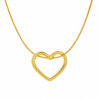Heart Pendant Necklace - Elegant Love Gift Jewelry