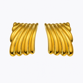 Wave Statement Earrings-Bold & Elegant