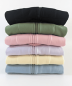 Dreamy Soft Charlie Play Solid Color - Bamboo Kids Zip Up Hoodie Sweatshirt