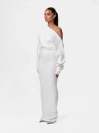 Stella Knitted Evening Dress: Knitted Elegance