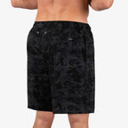 Men’s Premium Compression-Lined Hybrid Shorts – Street Camo