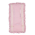 Girls Glittery Pink Jersey Stroller Seat Cover