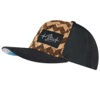 Surf Hat - Baseball Hat Fit - Cork - Charcoal Gray - Trucker Mesh