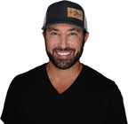 Surf Hat - Baseball Hat Fit - Charcoal / Gray - Trucker Mesh