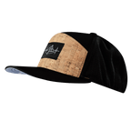 Surf Hat - Flat Bill - Cork - Black - Laser Mesh