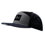 Surf Hat - Flat Bill - Navy / Gray / Black - Laser Mesh