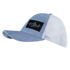 Surf Hat - Low Profile - Light Blue / White - Trucker Mesh