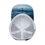 Surf Hat - Low Profile - Light Blue / White - Trucker Mesh