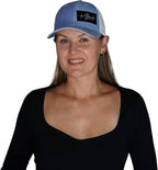 Surf Hat - Low Profile - Light Blue / White - Trucker Mesh