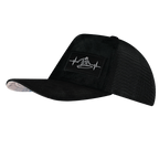 Surf Hat - Trucker Hat - Quilted Velvet - Trucker Mesh
