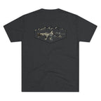 Camo Logo Mountain - Tri-Blend Crew Tee