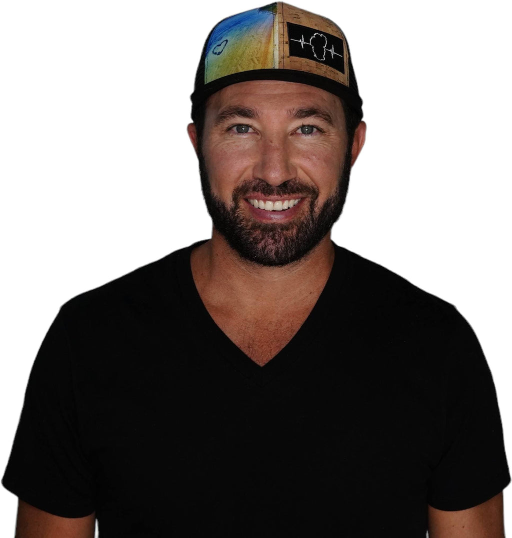 Tahoe Hat - Baseball Hat Fit - Cork Hybrid - Bliss - Trucker Mesh