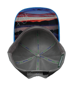 Tahoe Hat - Baseball Hat Fit - Cork - Teal / Gray - Trucker Mesh
