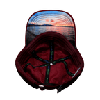 Tahoe Hat - Dad Hat - Maroon - Fabric Back