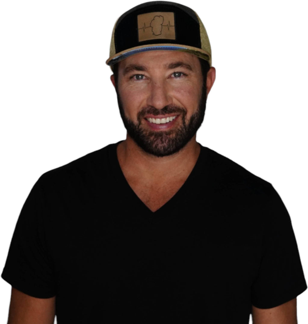 Tahoe Hat - Flat Bill - Corduroy - Tan / Black / Gray - Jersey Mesh