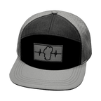 Tahoe Hat - Flat Bill - Gray / Black / Charcoal - Jersey Mesh