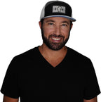 Tahoe Hat - Flat Bill - Gray / Black / Charcoal - Jersey Mesh