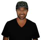 Tahoe Hat - Flat Bill - Green Camo / Black - Jersey Mesh