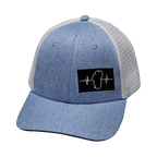 Tahoe Hat - Low Profile - Light Blue / White - Trucker Mesh
