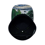 Tahoe Hat - Trucker Hat - Quilted Velvet - Navy - Trucker Mesh