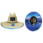 Tahoe Straw - Sun Hat - Emerald Bay Sunrise